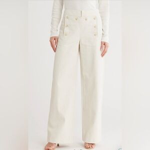 A.L.C - Tweed Lucas Sailor Wide Leg Pants Size 4